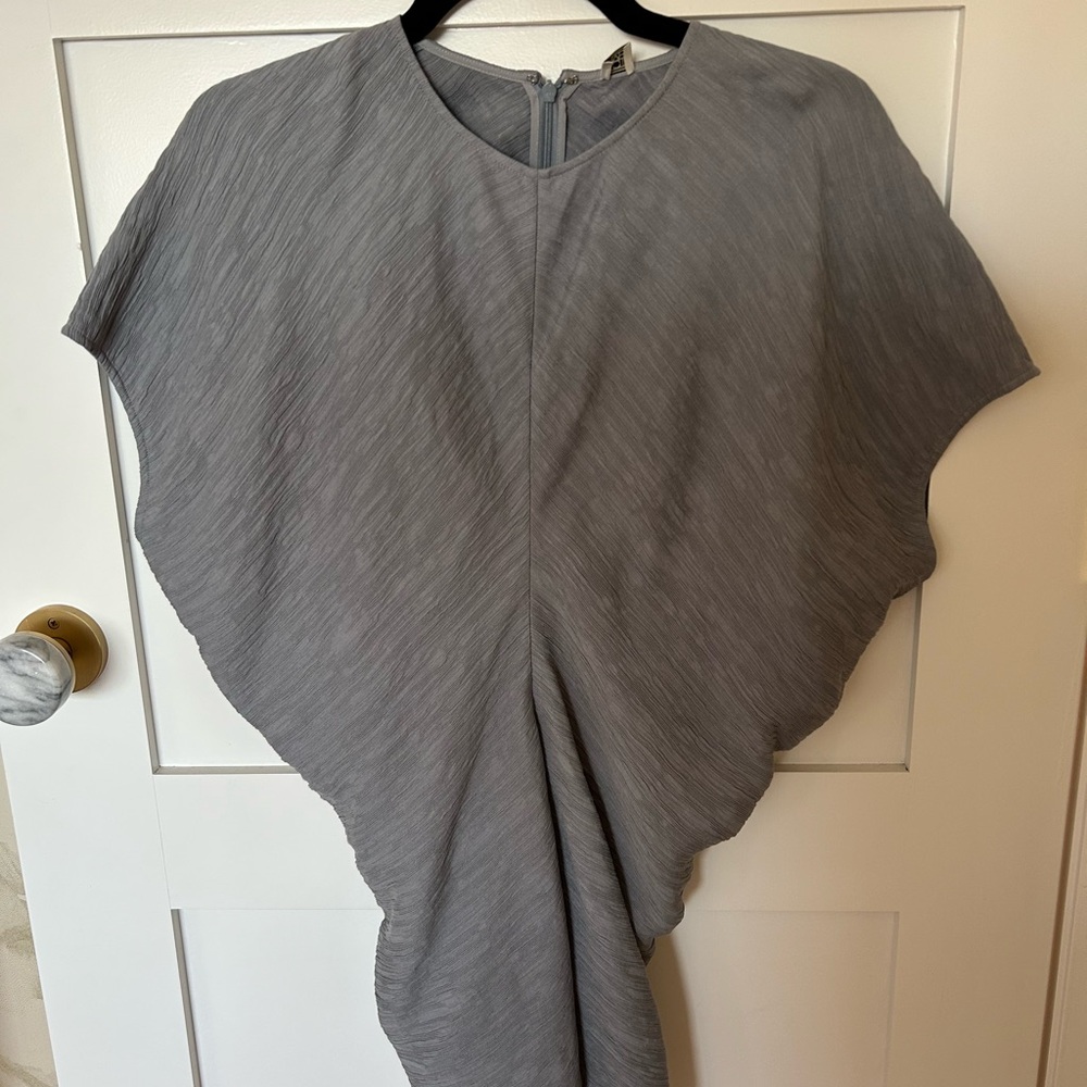 Toteme Gray Draped Top